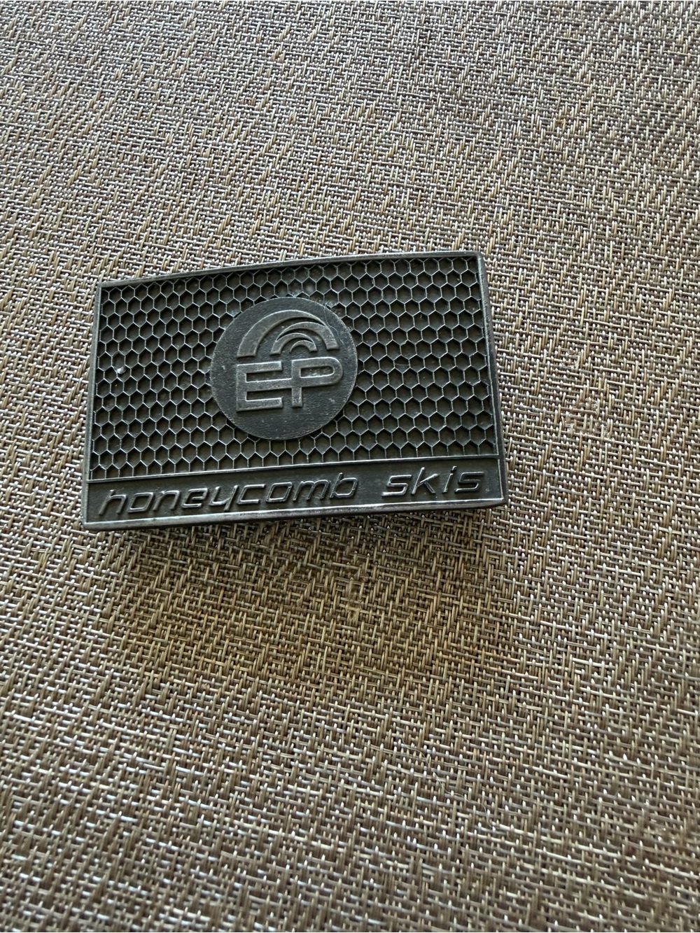 Honeycomb Water Skis Vintage Belt Buckle from the 70’s